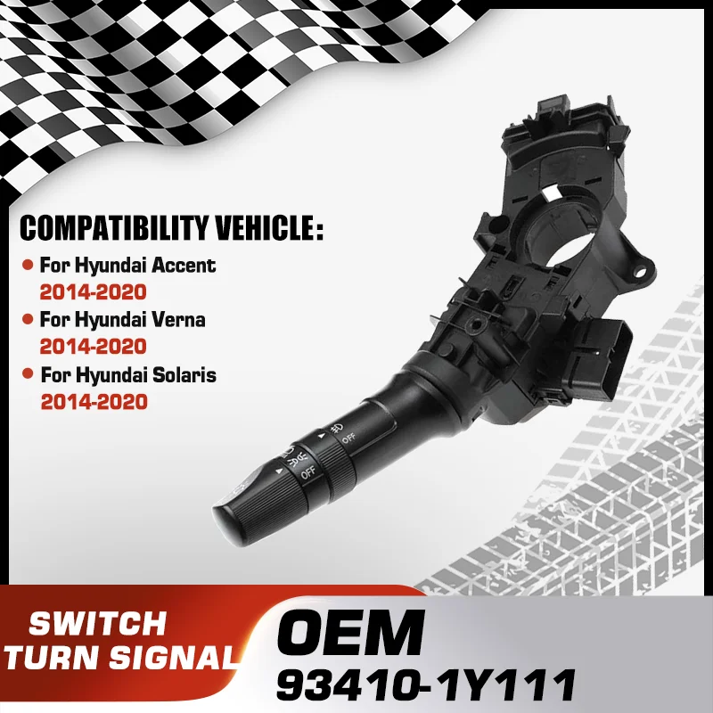 

Car Turn Signal Headlight Switch For Hyundai Accent Hyundai Verna Hyundai Solaris 2014 2015 2016 2017 2018 2019 2020 93410-1Y111