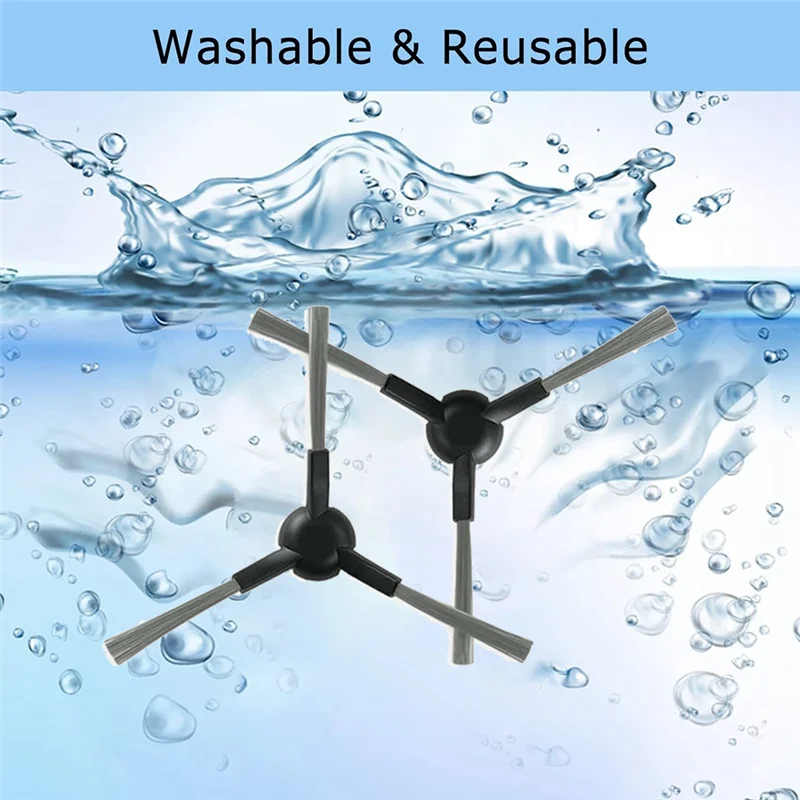 ABKR-10 قطعة فرشاة جانبية لاستبدال أجزاء منظف Dreame Mova E30 Ultra / Trouver E30 Ultra