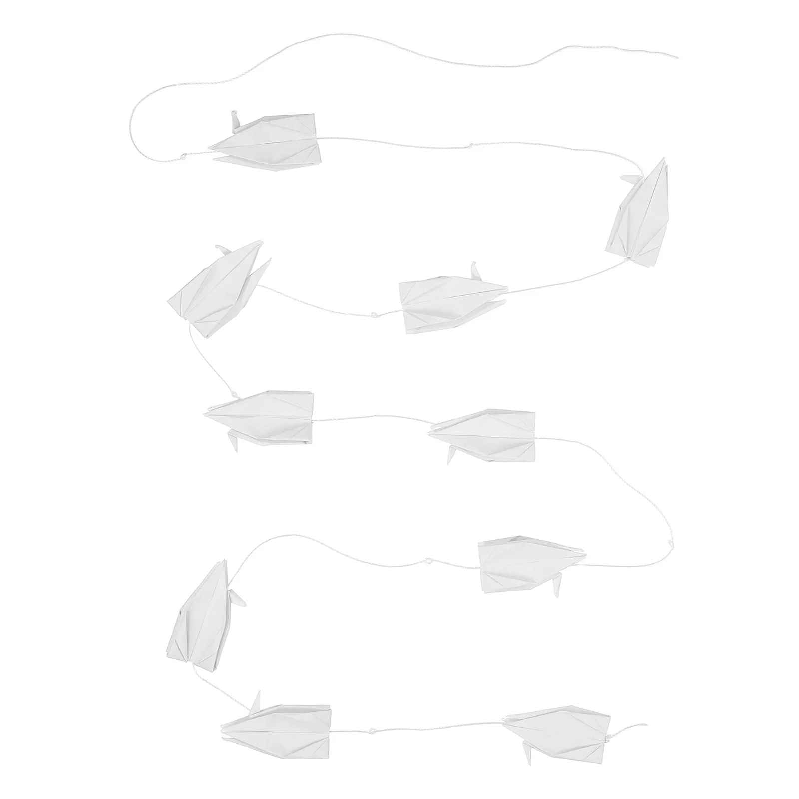 

5.2ft Origami Crane Garland Hand Folded Paper Birds for Wedding Party Decor Rustic Ceiling Shower Decorations