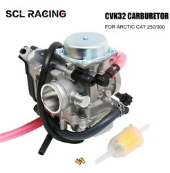 SCL Racing Motorcycle Carburetor CVK32 Carburador For ARCTIC CAT ATV 250 ARCTIC CAT ATV 300 Carburetor Carb CVK 32