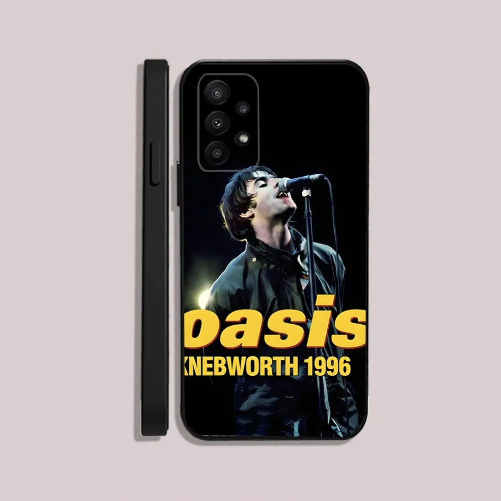 Band O-Oasis Supersonic Phone Case For Samsung S24,23,22,30,21,10,9,Ultra,Plus,Lite,FE,5G Black Soft Case