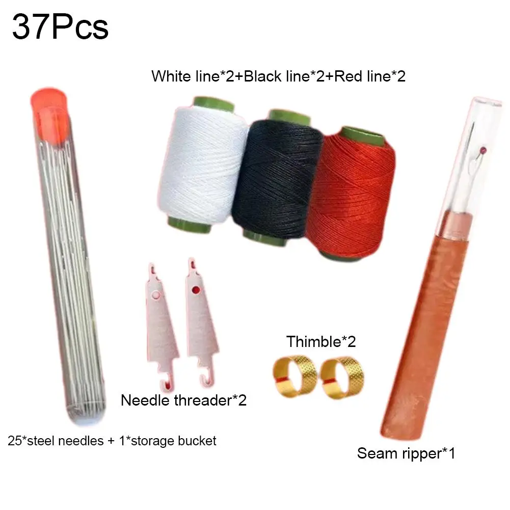 Nähnadeln-Set, große Augennadeln mit Faden, verschiedene Größen, Kleidung, Nähen, Stickerei, Kreuznadel-Sets, Heim-DIY-Handwerkzeuge