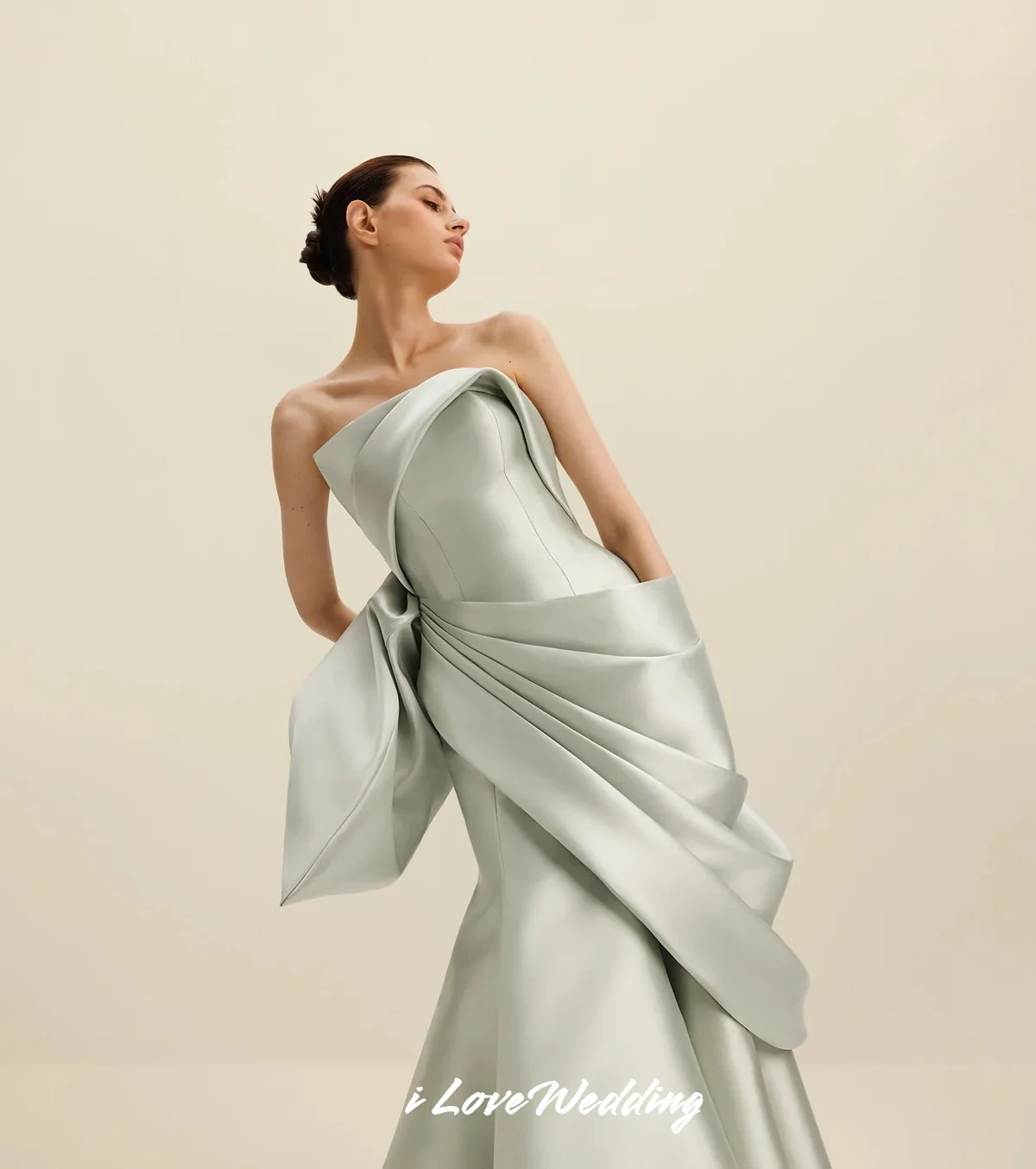 Women's Strapless Evening Dresses 2025 Sleeveless Backless Pleat Mermaid Saudi Arabic Prom Dress Wedding Party Dress Customized