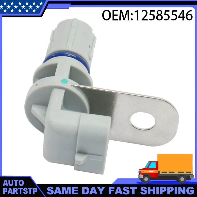 Crankshaft Position Sensor 3 Male Terminal PC552 12585546 Compatible with Chevrolet Camaro SS 2010-2015 Cadillac CTS V 2006-2012 Buick Allure Super 2008-2009