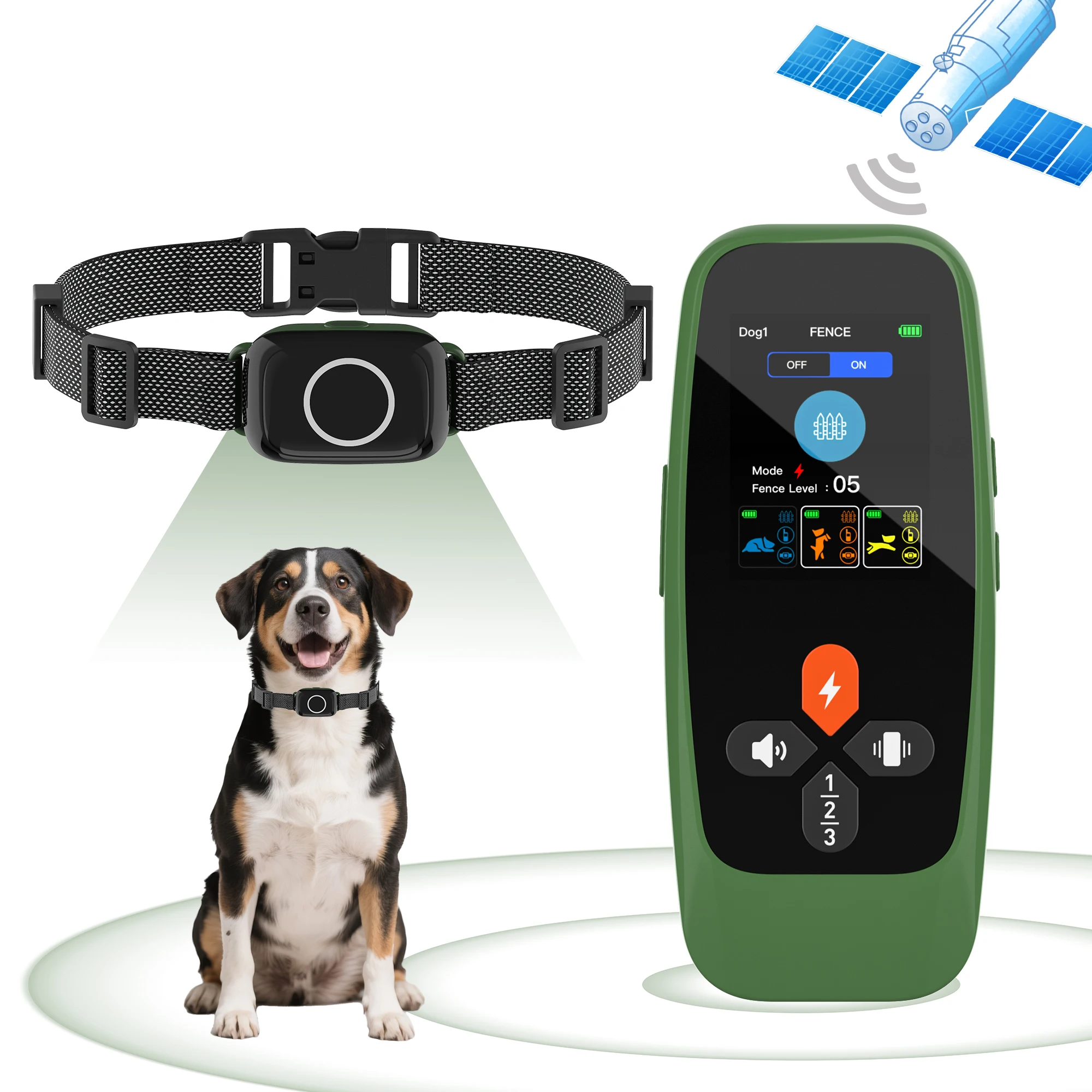

Newest 3280ft Pet Training Shock Anti Dog No Bark Collar Dog Shock Collar With Remote Dog Training Collar