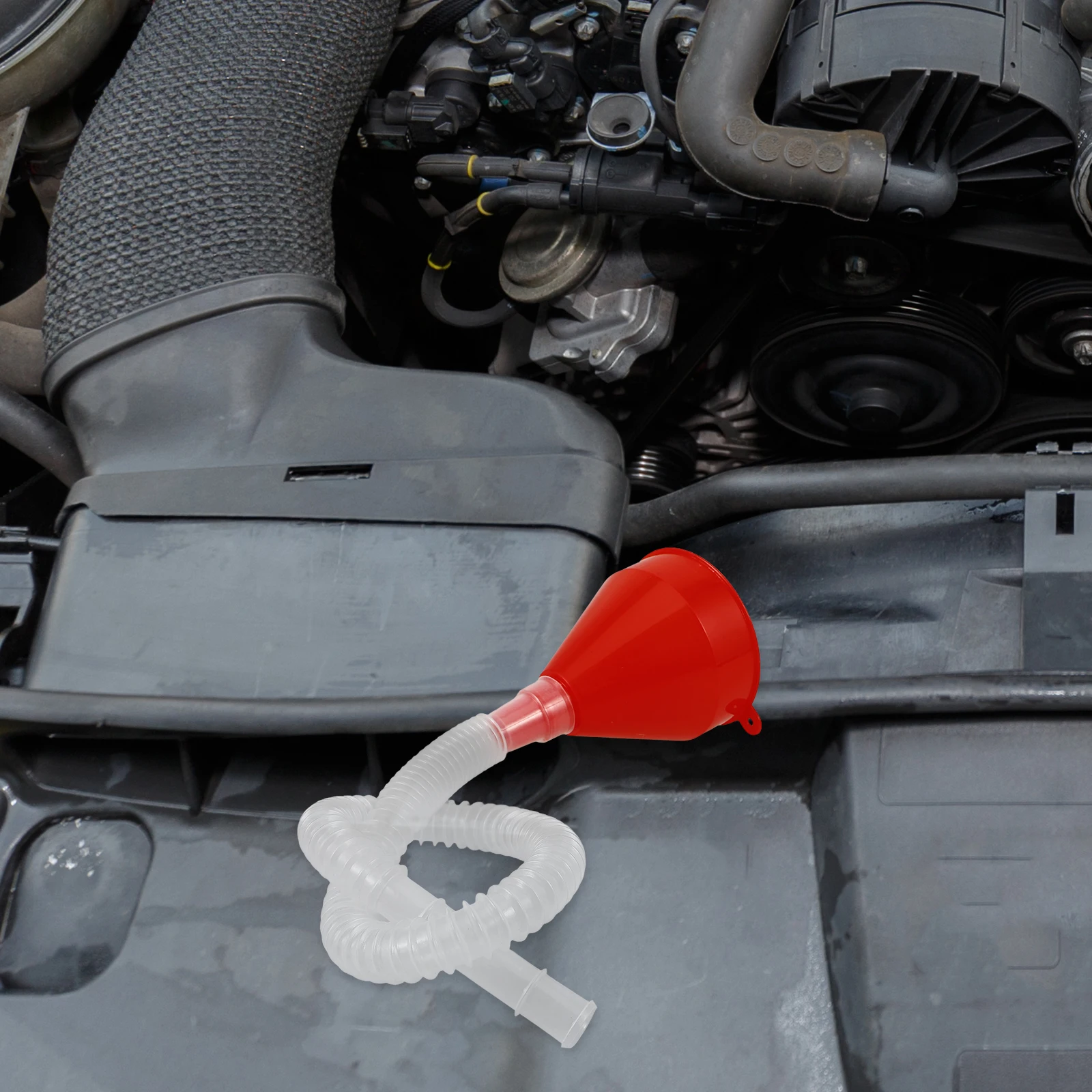 

Plastic Filler Funnel for Cars Motorcycles Oil Gas Coolant Transmission Automotive Funnels Hose Flexible Fuel Engine Repair