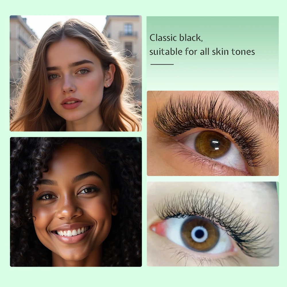 Yelix nouveau 3D W forme petite ouverture Extension de cils préfabriqués Volume cils L M étroits 3D W cils Faux cils outils de maquillage
