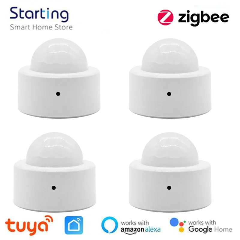 Tuya Zigbee PIR Motion Sensor Human Body Motion Sensor Smart Security Detector Smart Life Control Works With Alexa Google Home