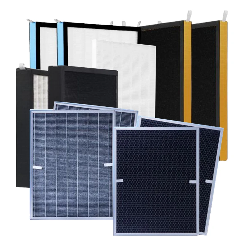 Popular Hepa Composite Filter Support Customize Air Purifier Filter Element Multiple Filtration Efficient Remove Harmful Gass