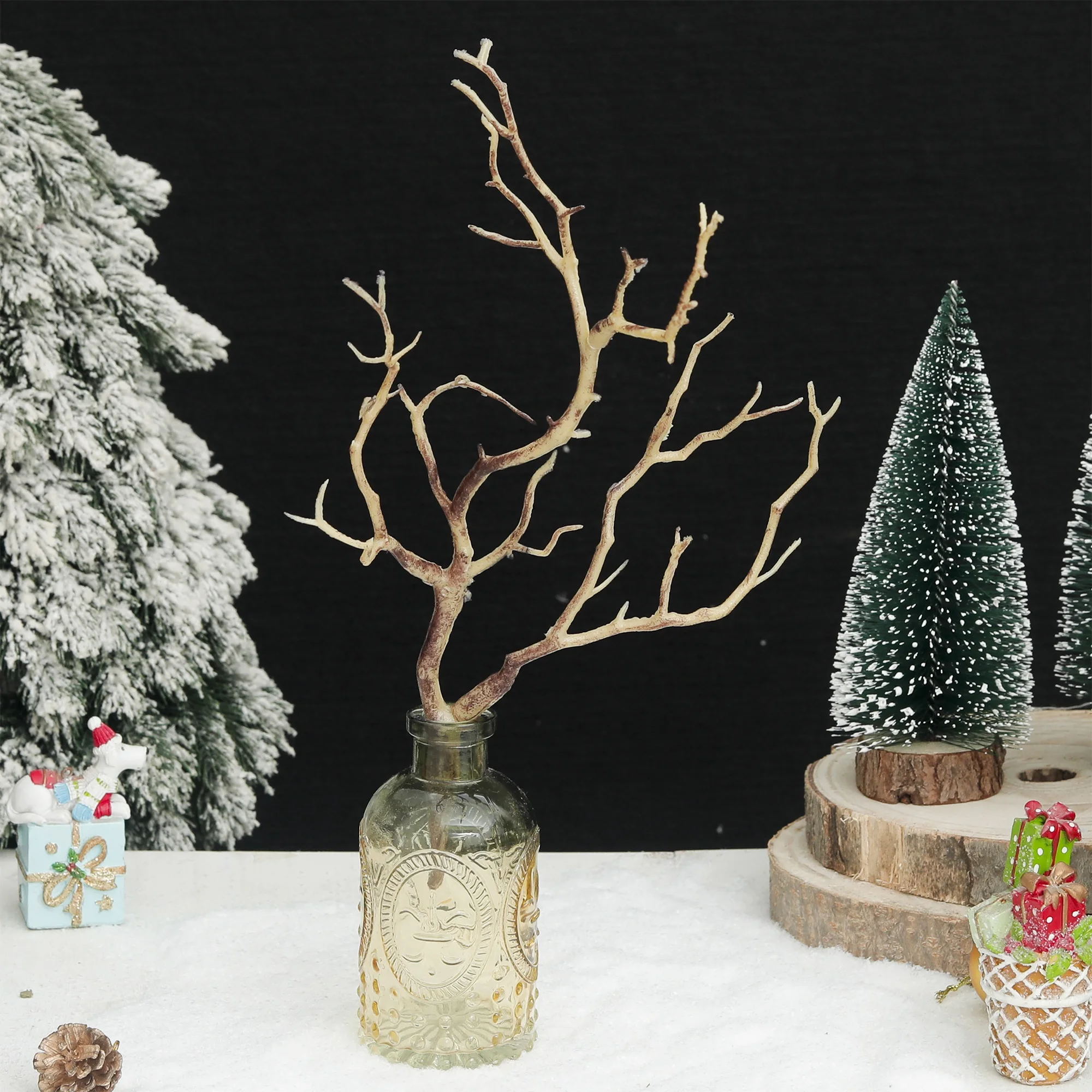 Baumzweige, künstliche Pflanzendekoration, Kunststoff, Zweig, Zuhause, Hochzeit, Halloween, Weihnachten, Zuhause, Geschenk, DIY, Simulation, Blumenarrangement – Detail 6