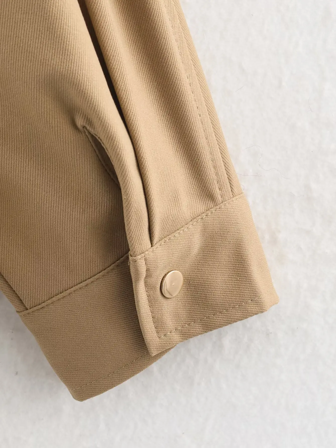 HH Female Causal Pants Suits Long Sleeves Solid Zipper Bomber Jackets+Drawstring Pants Autumn Fashion Safari Wear Khaki Set