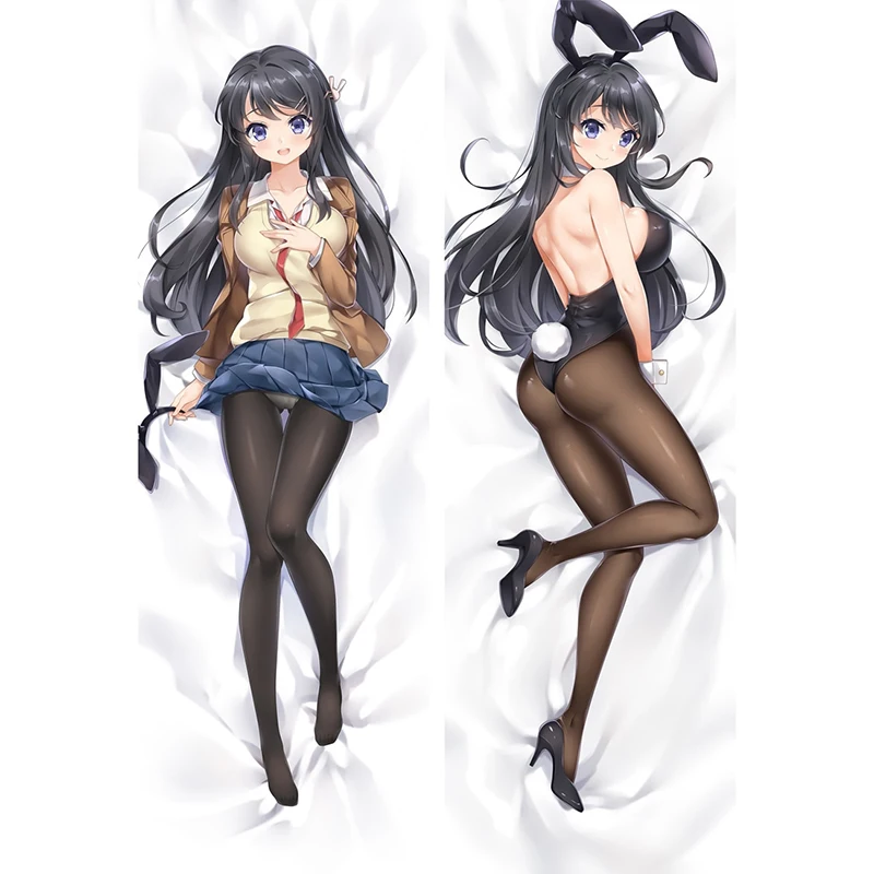 

Anime Pillow Cover Dakimakura Sakurajima 2 Side Printed Hugging Body Pillowcase Cushion Cover Bedding Decor