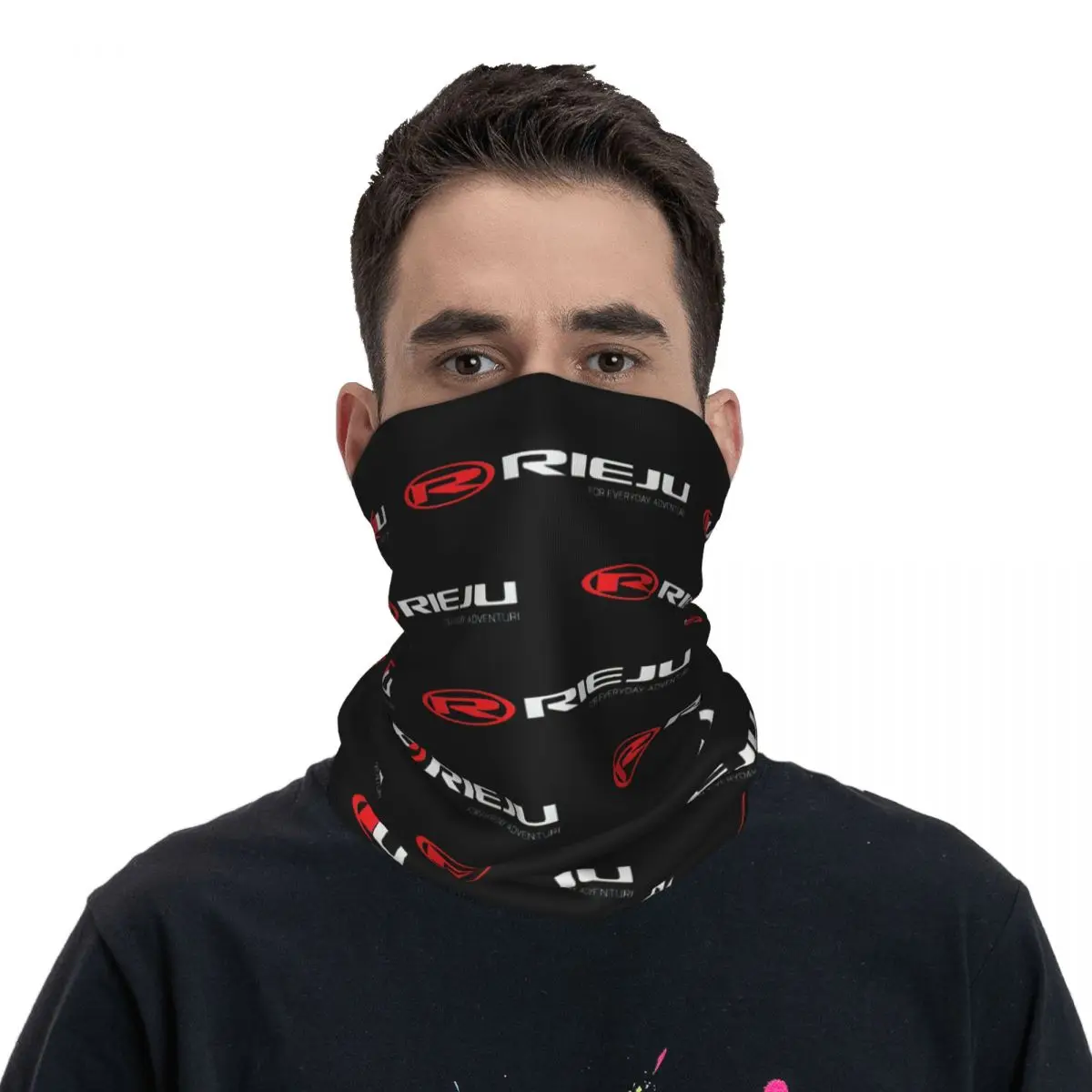 ADVENTURE-Couvre-cou bandana imprimé pour motocross, écharpe ronde RIEJU, randonnée, unisexe, adultes, toutes saisons