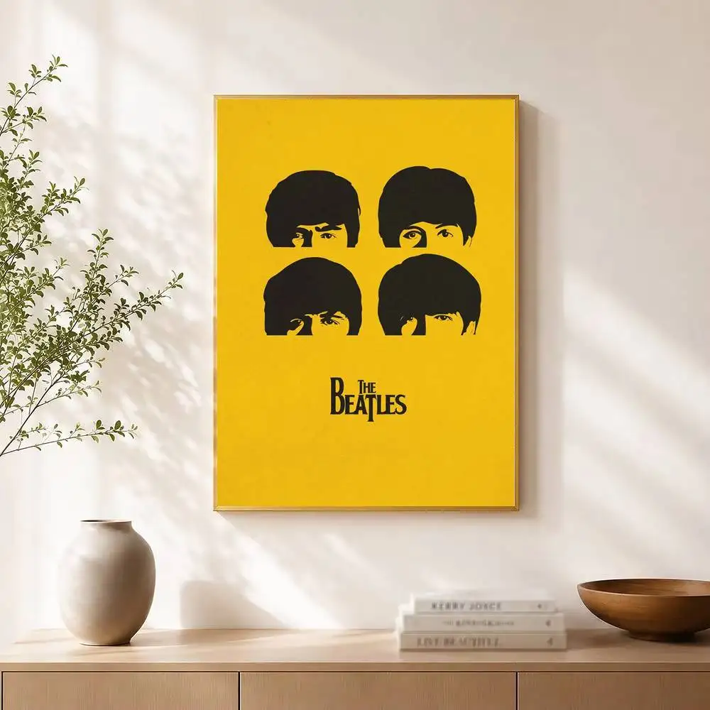 Band The B-BeaTLES-S Poster High Quality Dorm Living Room Aesthetic Wall Decoration Painting Stickers Gift