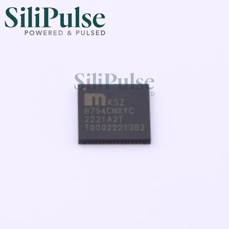 (1pcs) KSZ8794CNXIC-TR QFN-64-EP(8x8) 100% Original In Stock - -10-100-Base-T-TX-PHY-MII-RMII 64-QFN 8x8