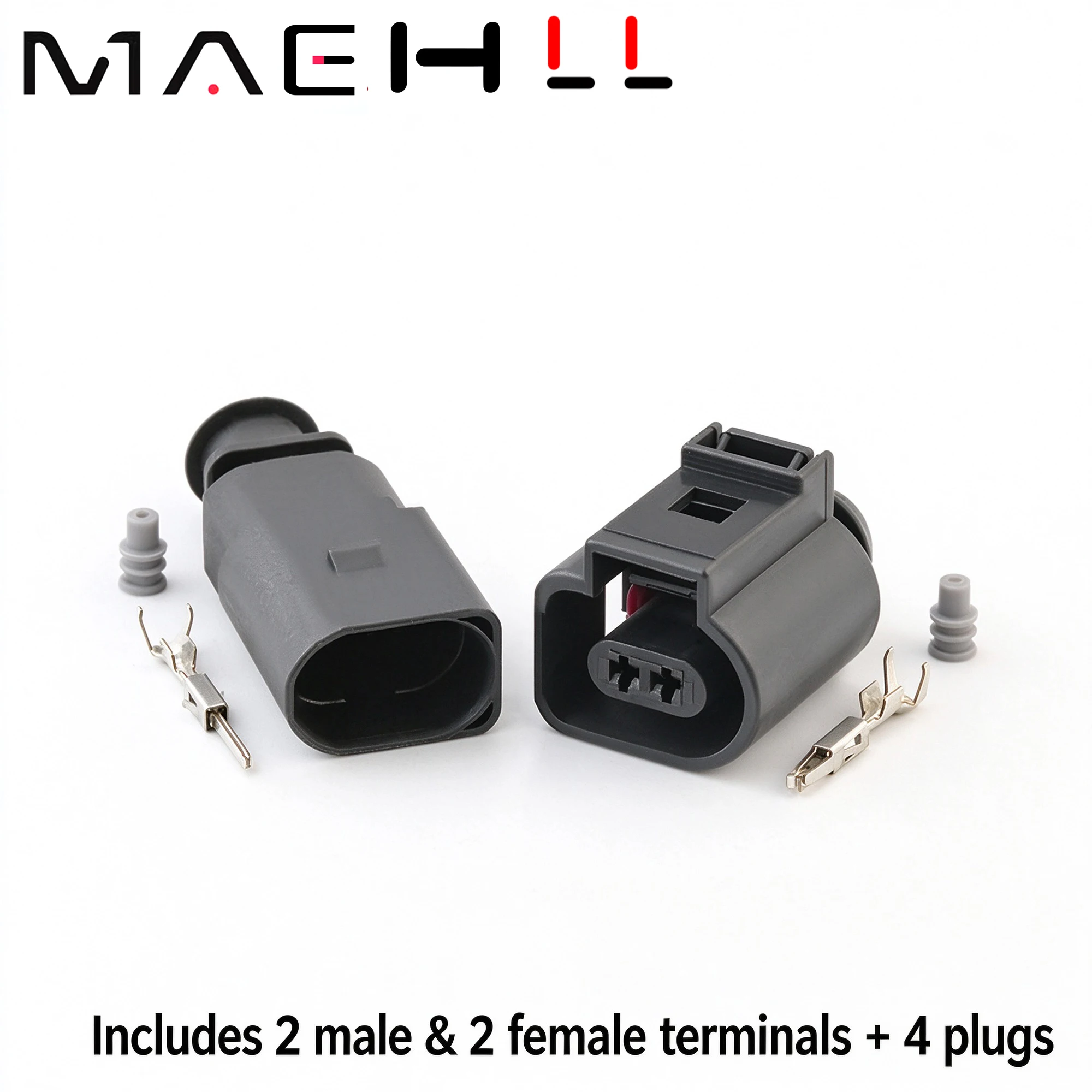1/5Sets 2 Pin Coolant Temperature Sensor Plug DJ7022A-1.5-11/21 1J0973802 1J0973702 Connector For VW Audi Skoda Seat