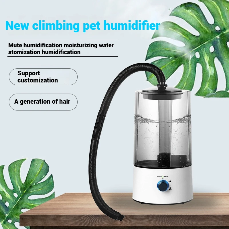 Reptile Humidifier Three-speed Adjustable Large-Capacity Water Humidifier Tropical Pet Lizard Spray Humidifier