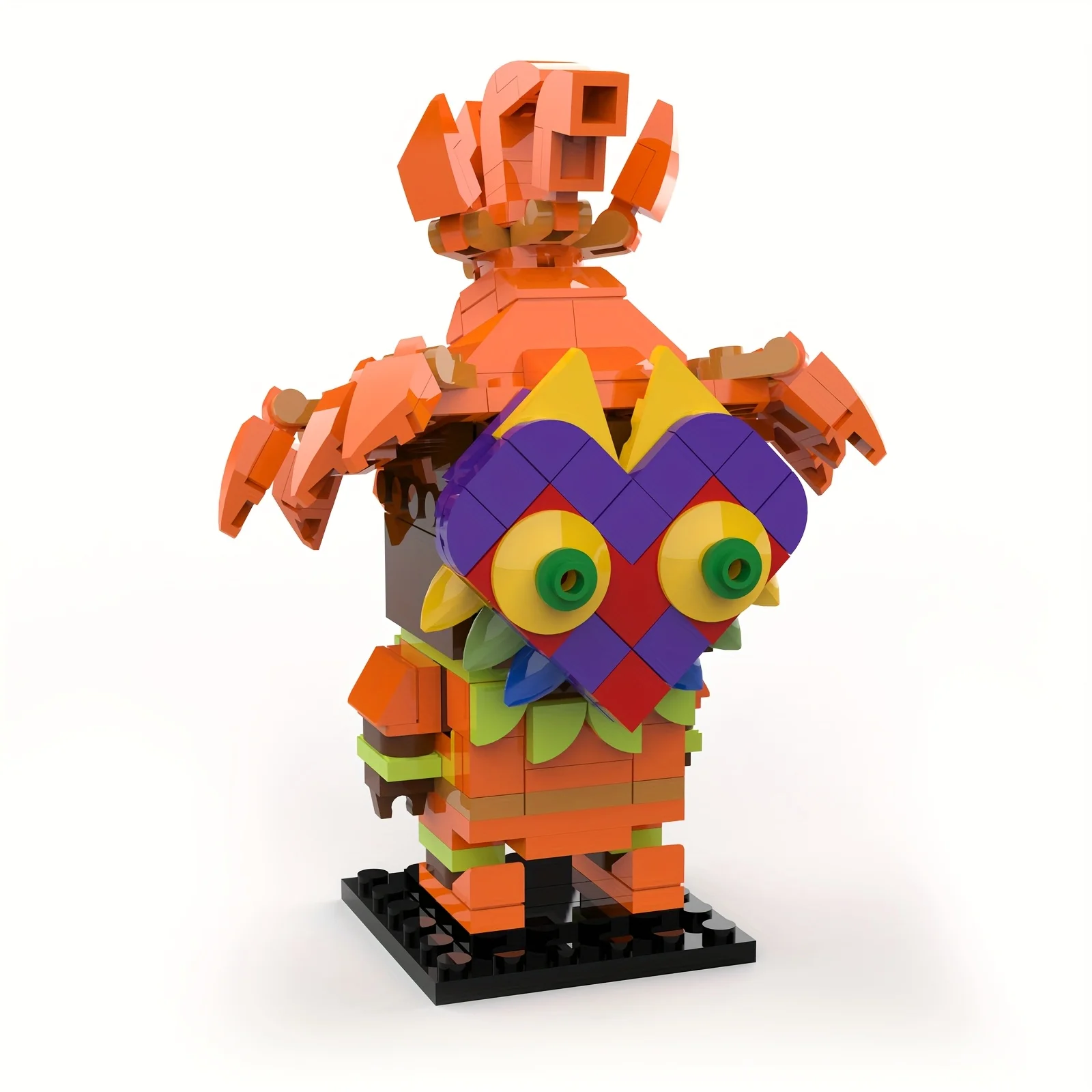 

Mask Abstract Building Block Set, is an action figure toy model with fun character toys, Christmas/Halloween/Birthday Gift