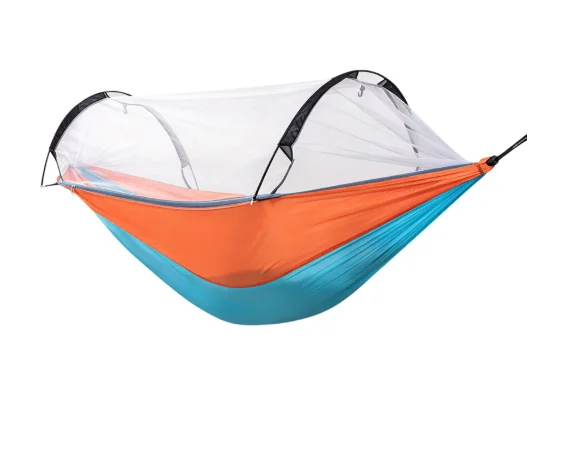 Kids Mosquito Proof Hammock Anti Rollover Design Outdoor Camping Hammock with Mosquito Net Large Double Hammock for Home Adults