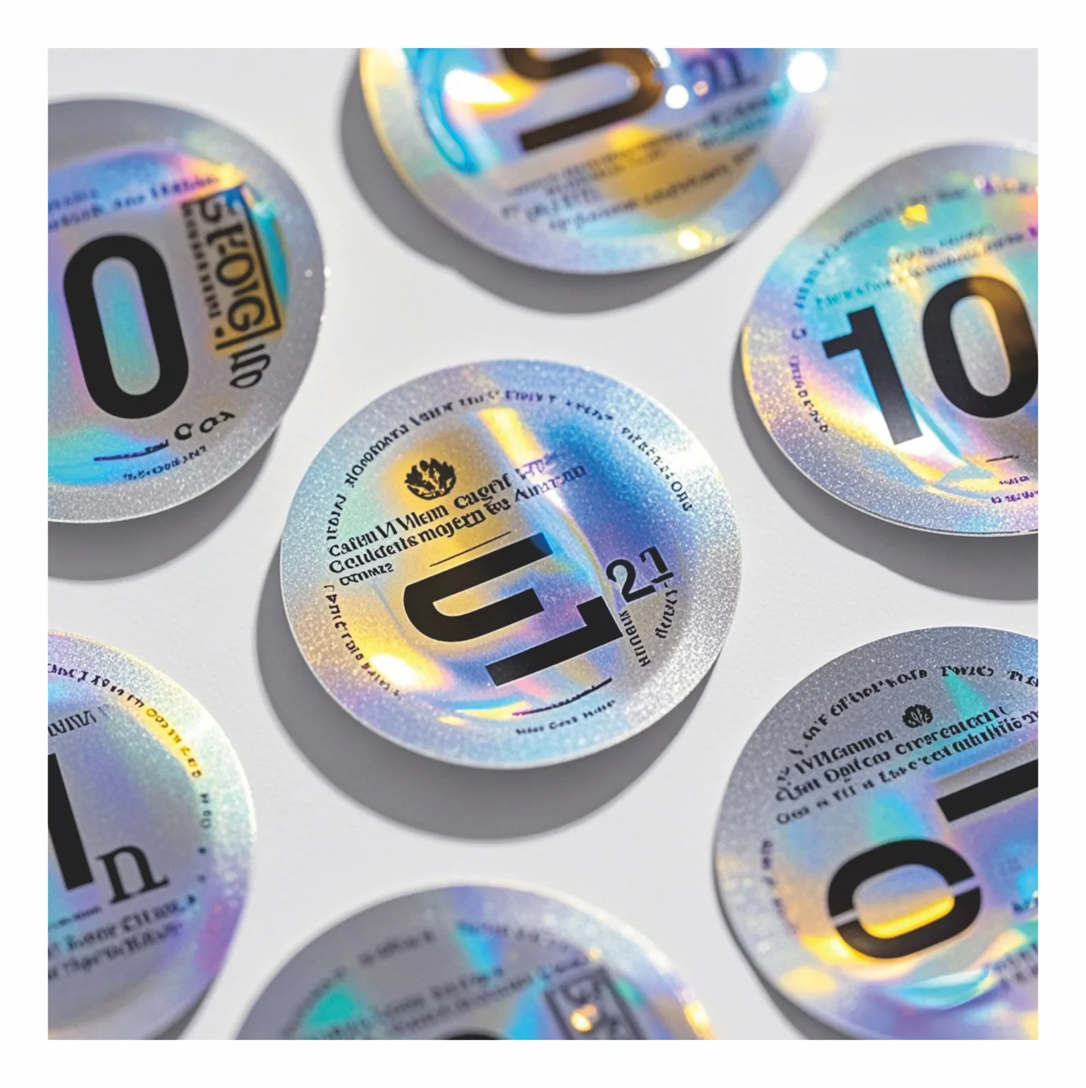 Hot Selling Custom Design Laser Hot Foil Sticker Die Cut Sticker With CE Certificate