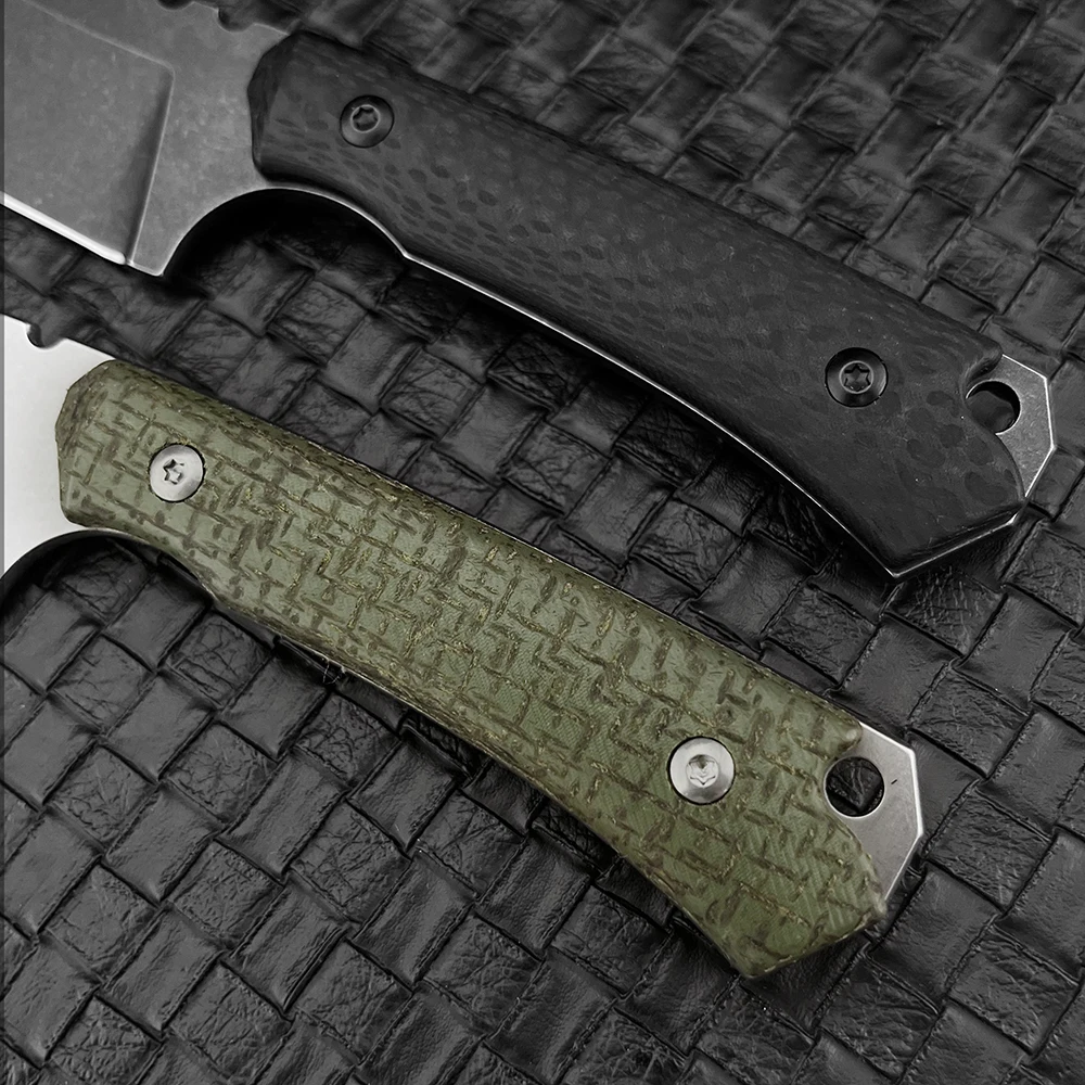 8cr13Mov صلابة عالية بقاء شفرة مثبتة سكين للتخييم الصيد فائدة متعددة الوظائف Bushcrafter التكتيكية سكين جيب #4