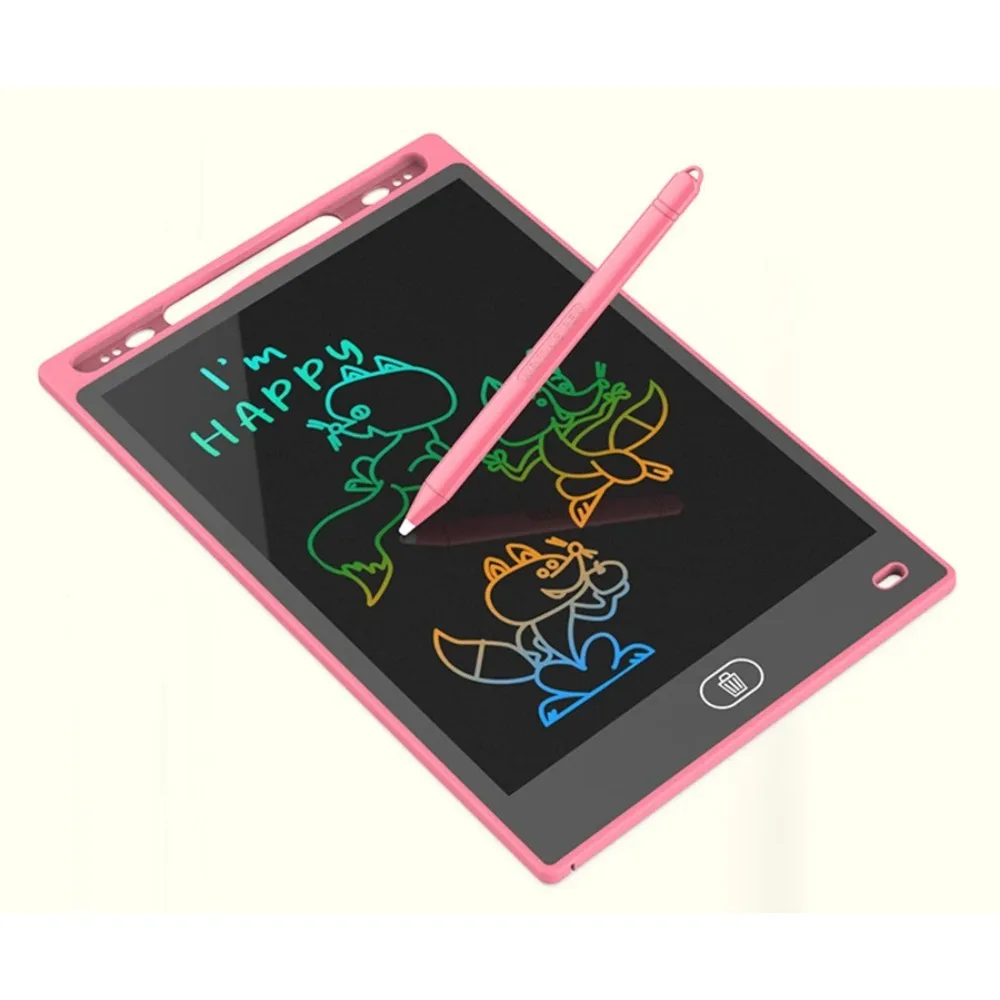 12 Inch LCD Color Screen Electronic Drawing Board For Kids Writing Tablet Handwriting Pad Painting Tool Toys For Children Gifts