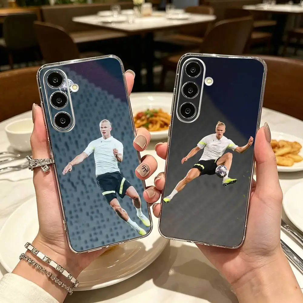 Daemon Haaland  Clear Hard Phone Case For Samsung A71, A70, A52, A51, A40, A30,Transparent Cover
