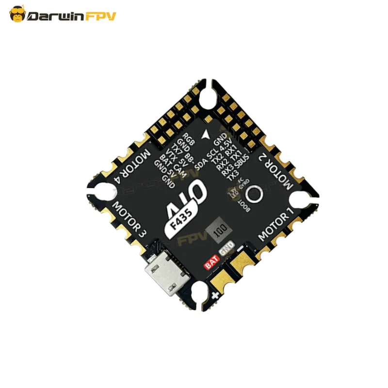 

DarwinFPV F435 45A AM32 AIO High-Performance Flight Master ICM42688P For 5inch FPV Freestyle Drone