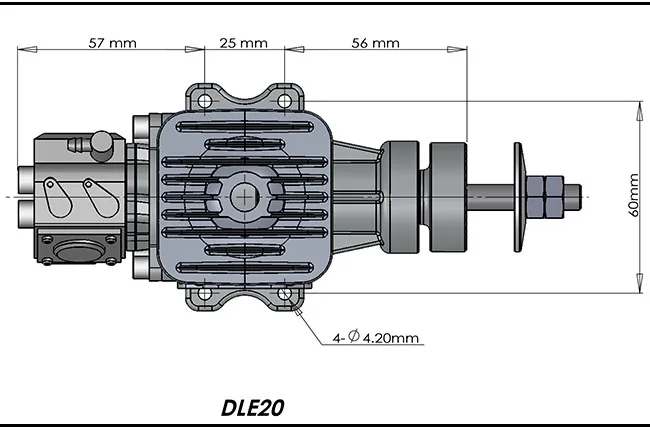 DLE 20 20CC original GAS Engine For RC Airplane model hot sell DLE20 DLE-20CC DLE