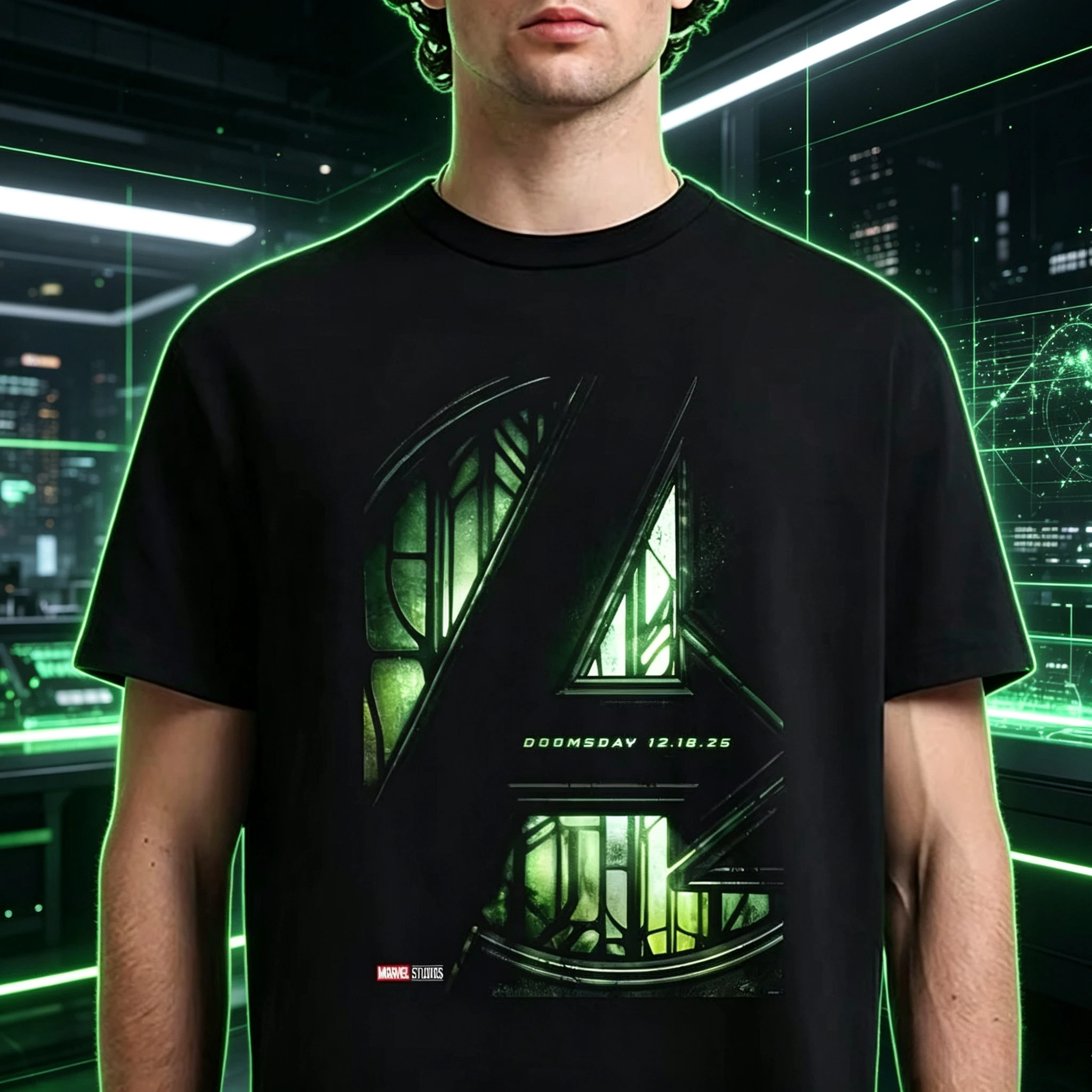 Avengers Doomsday 3 Film T-Shirt Grafik Kurzarm 2026 Sommer Herren Damen Oversized Casual Baumwoll-T-Shirt Streetwear Y2K – Detail 3
