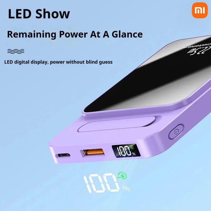 Xiaomi Magnetyczny Bezprzewodowy Power Bank PD 22.5W Przenośna Szybka Ładowarka Zewnętrzna Bateria 30000mAh do iPhone Samsung
