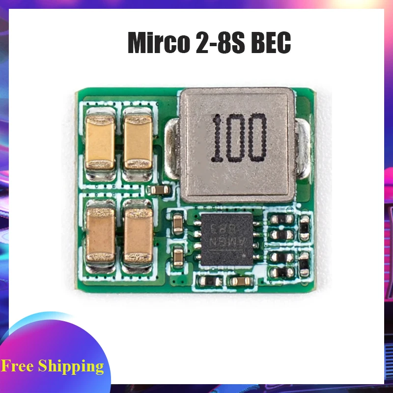 

1PCS iFlight Mirco 2-8S BEC Voltage Regulator Module 5V/12V Output / 6V-35V Input Step-down Switch Mode for RC FPV Racing Drone