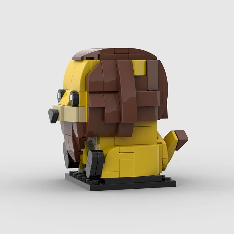 Creative lion moc model compatible Lego small particle education assembly children's building block toys cross-border wholesale