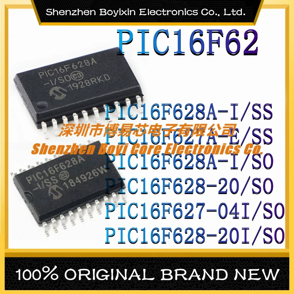 PIC16F628A-I/SS PIC16F627A-E PIC16F628A-I/SO PIC16F628-20 PIC16F627-04I PIC16F628-20I New Original Genuine