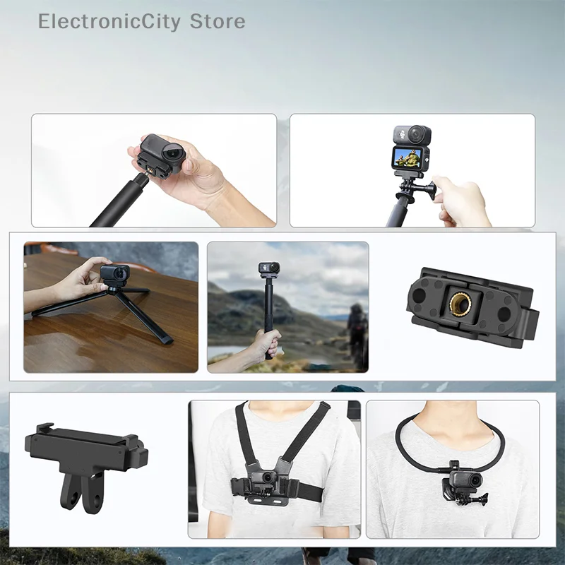 Suitable For Installation Fixed Stand Quick Release Osmo Nano Magnetic Installation Adapter Camera Stand Base Foldable