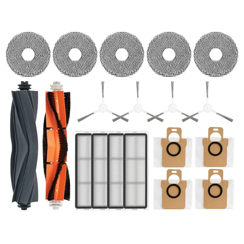 ロボット掃除機部品,ダストバッグ,メインブラシ,HEPAフィルター,Dreame l10s ultra,dreame l10spro用モップパッド