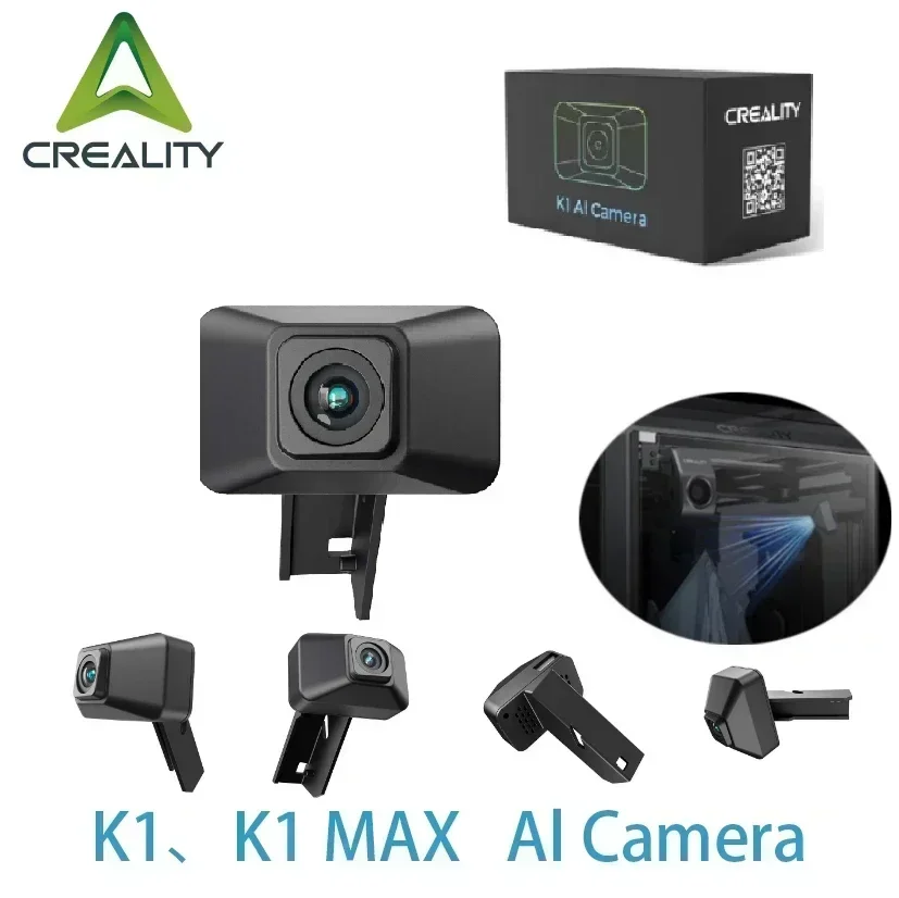 CREALITY K1 Max AI Camera HD Quality Intelligent Assistant Support Real Time Viewing Lapse Filming for K1/K1C/K1 SE 3D Printer