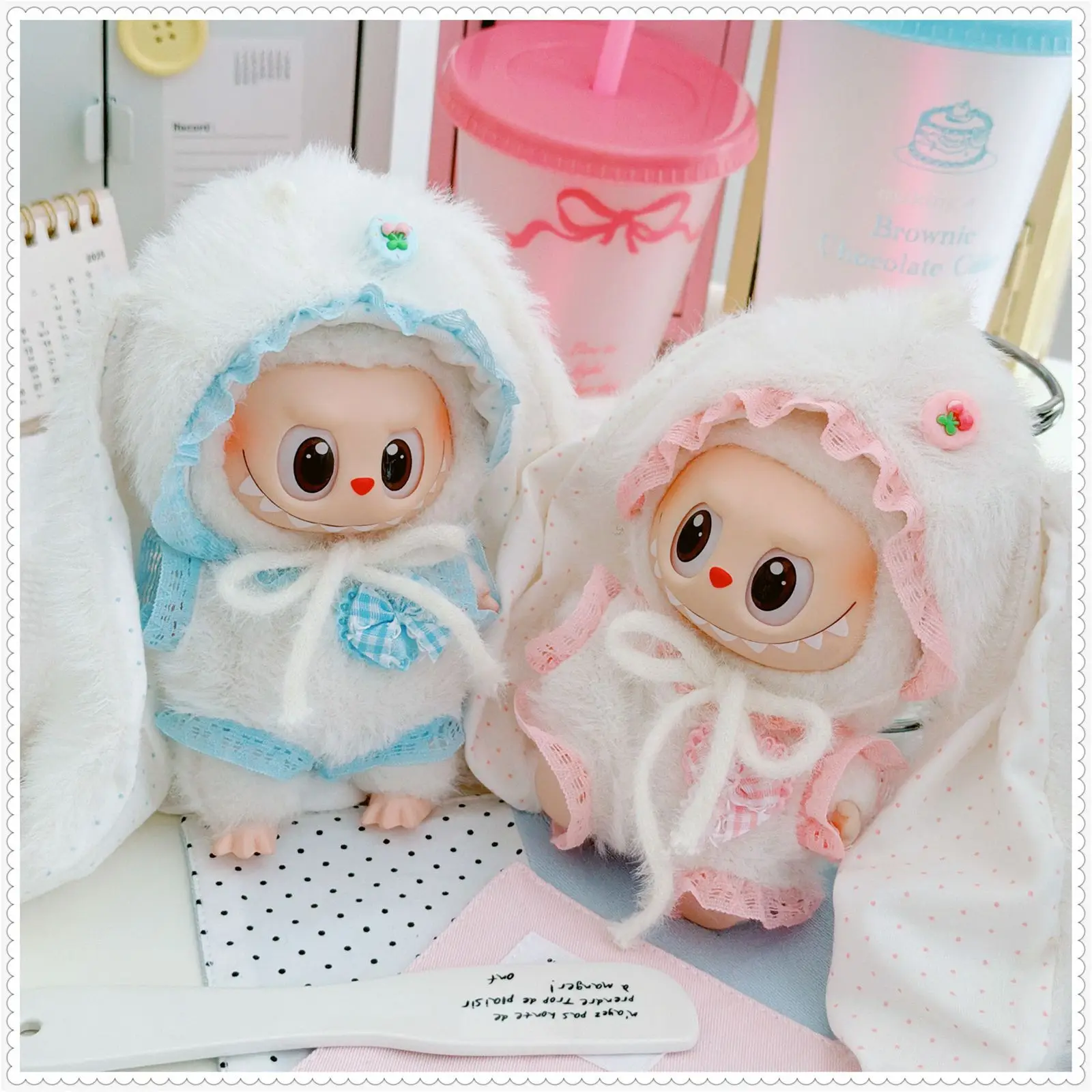 

Одежда для кукол Labubu 10-17 см: милый комплект с облачным кроликом, аксессуары для кукол-идолов, игрушки для фанатов, коллекционные подарки для девочек