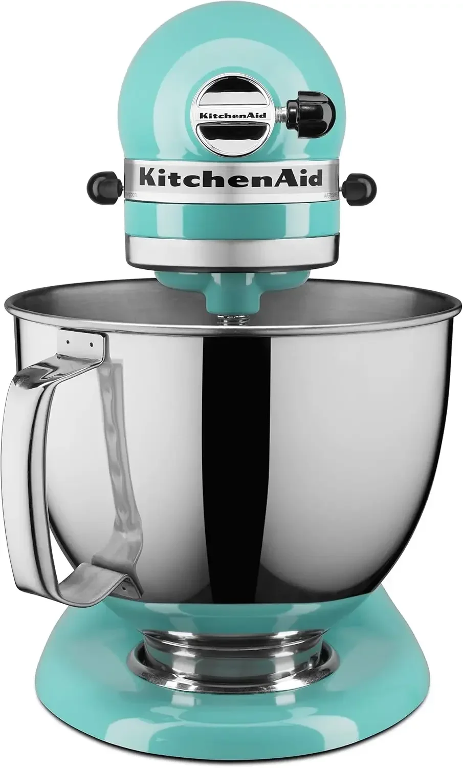 Artisan Series 5 Quart Tilt Head Stand Mixer with Pouring Shield KSM150PS, Removable bowl, Aqua Sky