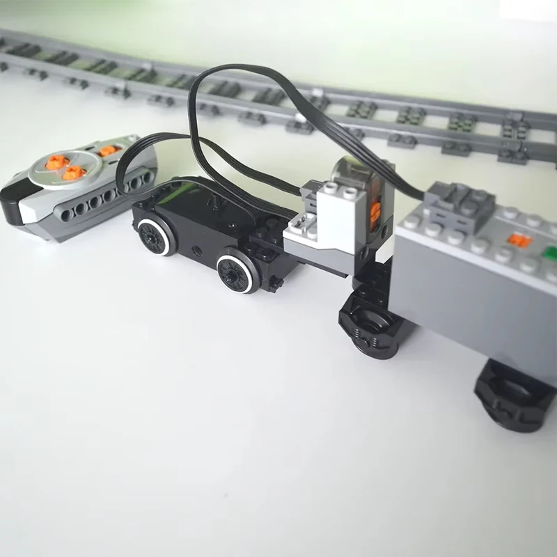 Motor de tren, Base de bloques de construcción técnicos, 88002 piezas, Control remoto por infrarrojos, funciones de potencia, vía de tren, piezas de ladrillos MOC DIY