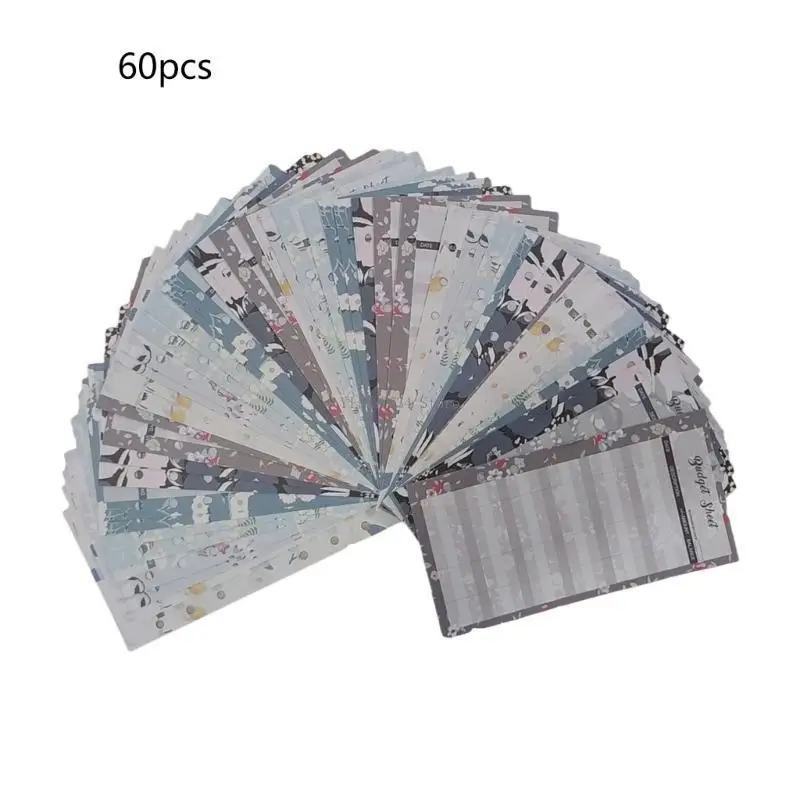 Inserto fogli budget per spese per ricariche raccoglitore budget pianificatore budget