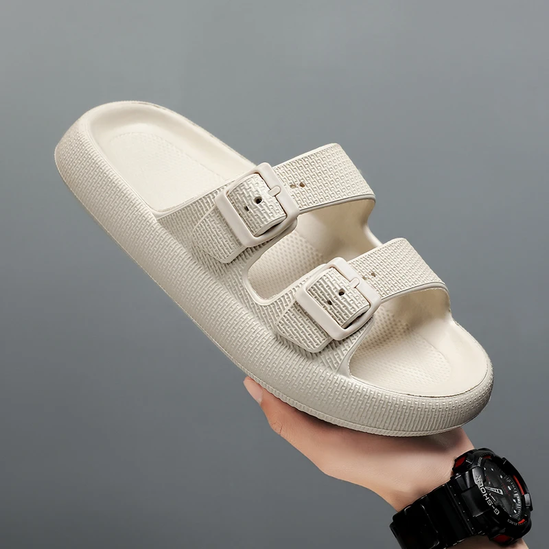 Outdoor Slippers for Men and Women in Summer New Casual Fashion Simple Outdoor Non-Slip Soft Sole Beach Sandals and Slippers
