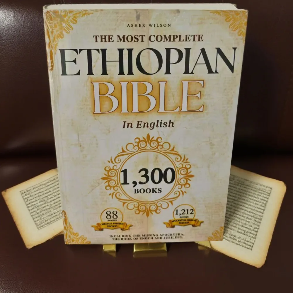 

КОМПЛЕКТЕЛЬНАЯ БИБЛИЯ ETHIOPIAN на английском языке 88 Священных Писаний: включая отсутствие Apocrypha of Enoch Jewilees (по разделены в два тома)
