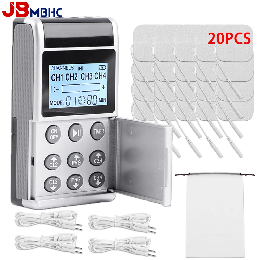 

TENS Unit Muscle Stimulator 15-Mode Electric EMS Acupuncture Body Massage Digital Therapy Slimming Machine Electrostimulator