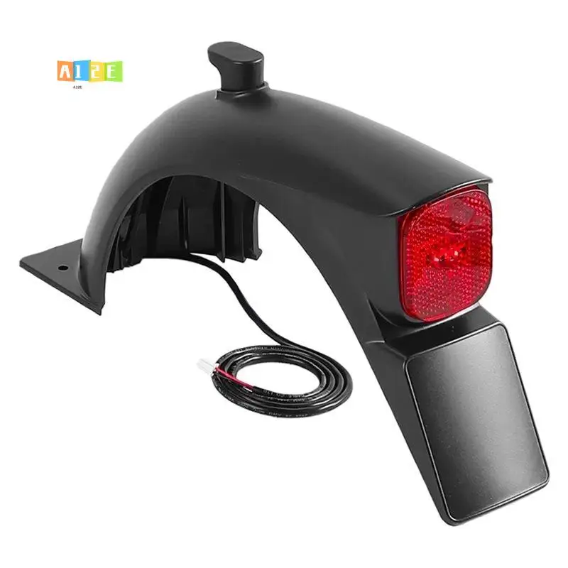 

A12E-Scooter Rear Fender Assembly For Ninebot E2 E2 Plus Kickscooter Hook Taillight Integrated Rear Mudguard