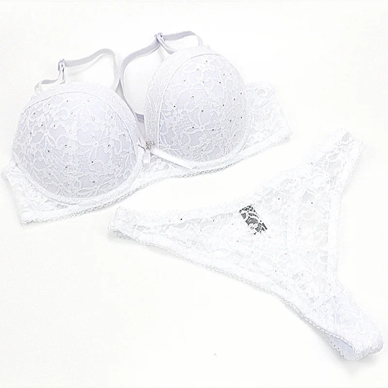 2024 Nová sexy krajková podprsenka s kamínky pro ženy, spodní prádlo Plus Szie 34/75 36/80 38/85 40/90 42/95 BCDE košíčky - náhled 6
