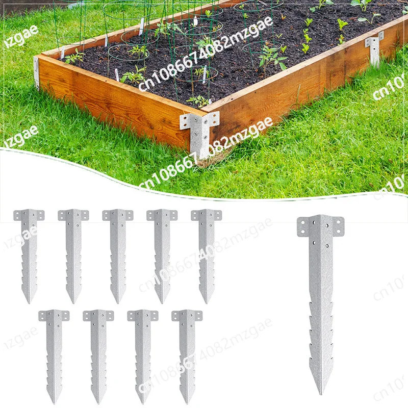 

Небольшой кронштейн для железной дороги, тяжелый металлический спальный ворс, зубчатый кронштейн для забора, кронштейн для садовой приподнятой кровати
