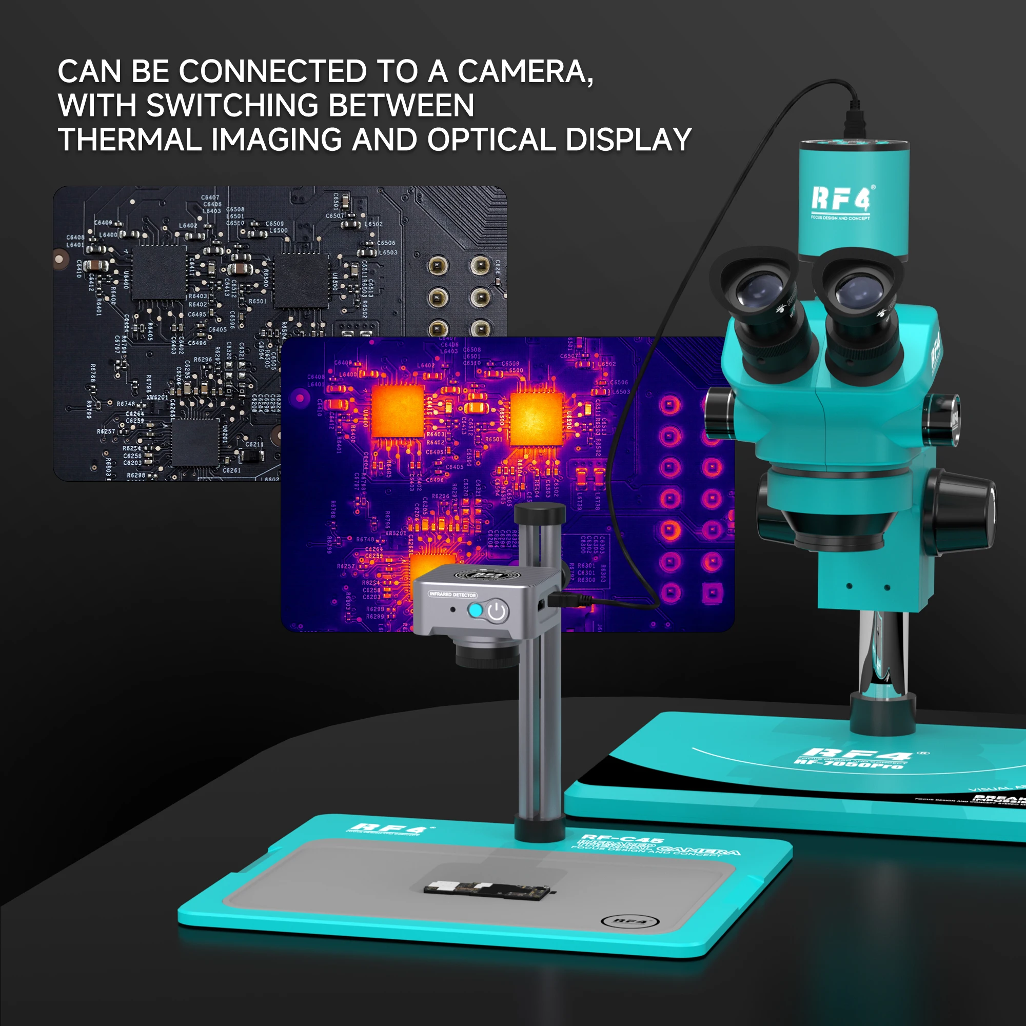 كاميرا التصوير الحراري بالأشعة - مراجعة Thermal Camera Pcb Repair 256X192 وسعره