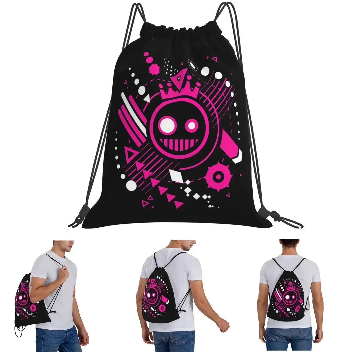 

Рюкзаки Blixer Just Shapes And Beats, повседневные портативные сумки на шнурке, спортивная сумка, сумки для книг для путешествий, школы