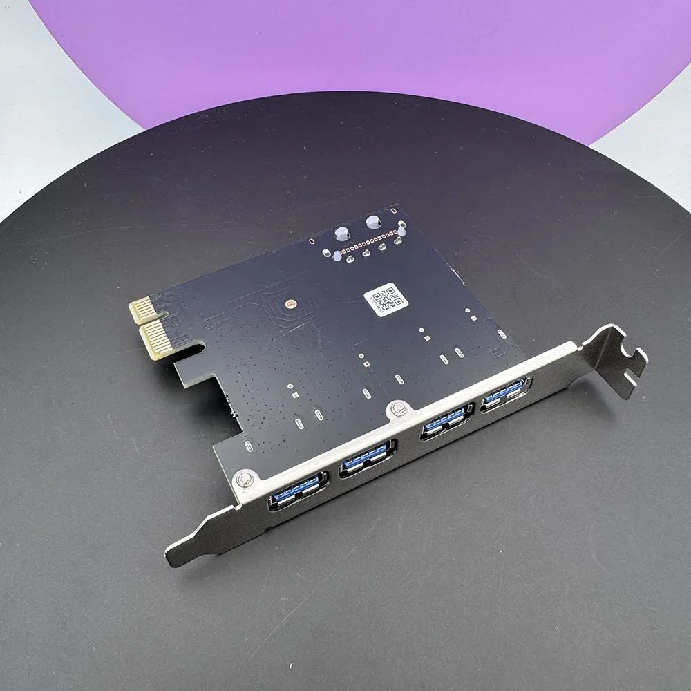 PCI-E إلى USB 3.0 HUB PCI Express محول بطاقة التوسعة 4 منافذ 5 جيجابت في الثانية سرعة USB 3 0 PCI E PCIe Express 1x لسطح المكتب